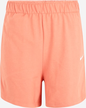 Nike Sportswear Trousers in Orange: front