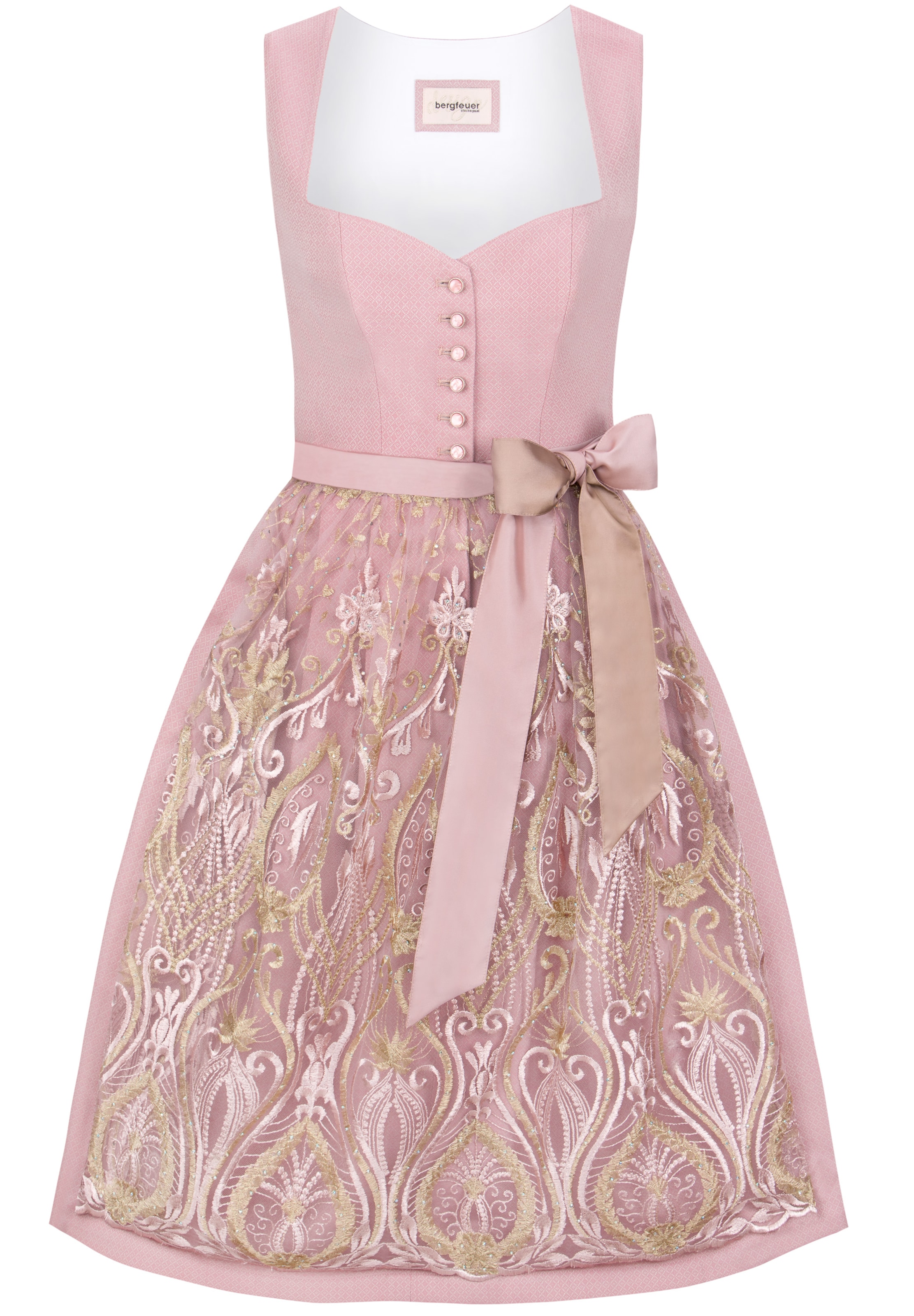 STOCKERPOINT Dirndl in Roze: voorkant