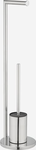 Wenko Toilet Accessories 'Ferla' in Silver: front
