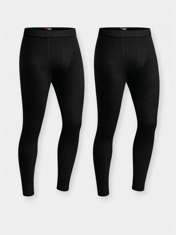 berrak Long Johns 'Herren' in Black: front