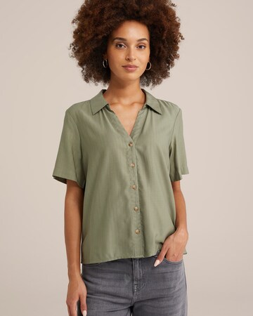 WE Fashion Bluse i grøn: forside