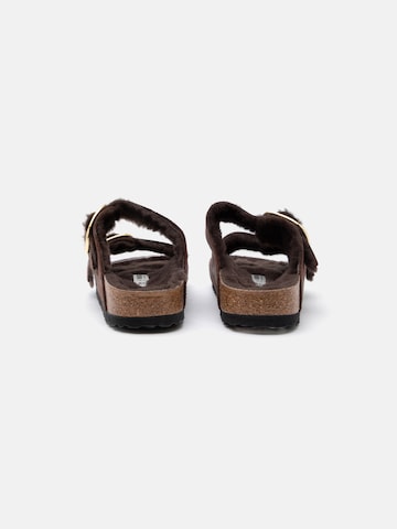 BIRKENSTOCK Pantolette 'Arizona' i brun