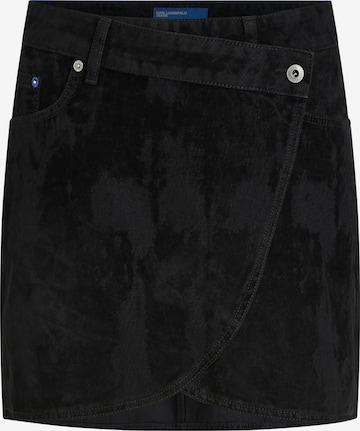 KARL LAGERFELD JEANS Sukňa - Čierna: predná strana