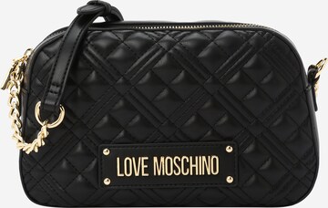 Love Moschino Crossbody Bag in Black: front