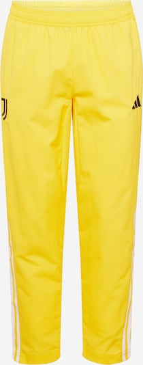 ADIDAS PERFORMANCE Workout Pants 'Juve' in Yellow / Black / White, Item view