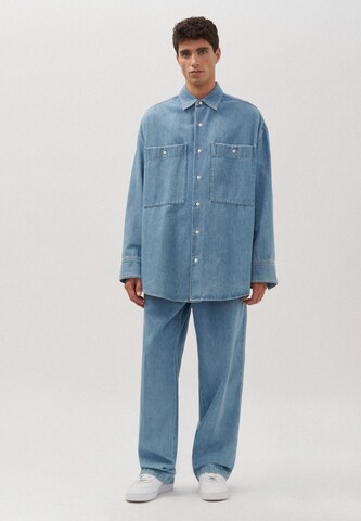 Studio Seidensticker Comfort fit Button Up Shirt 'Studio' in Blue