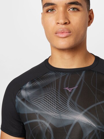 T-Shirt fonctionnel 'Aero' MIZUNO en noir