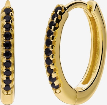 Boucles d'oreilles 'Modernes Basic' Lucardi en or : devant