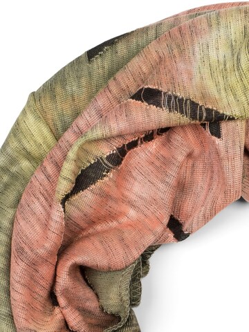 styleBREAKER Schlauchschal 'Loop Schal Destroyed Batik Farbverlauf'‌‌‌‌‌‌‌ in Grün