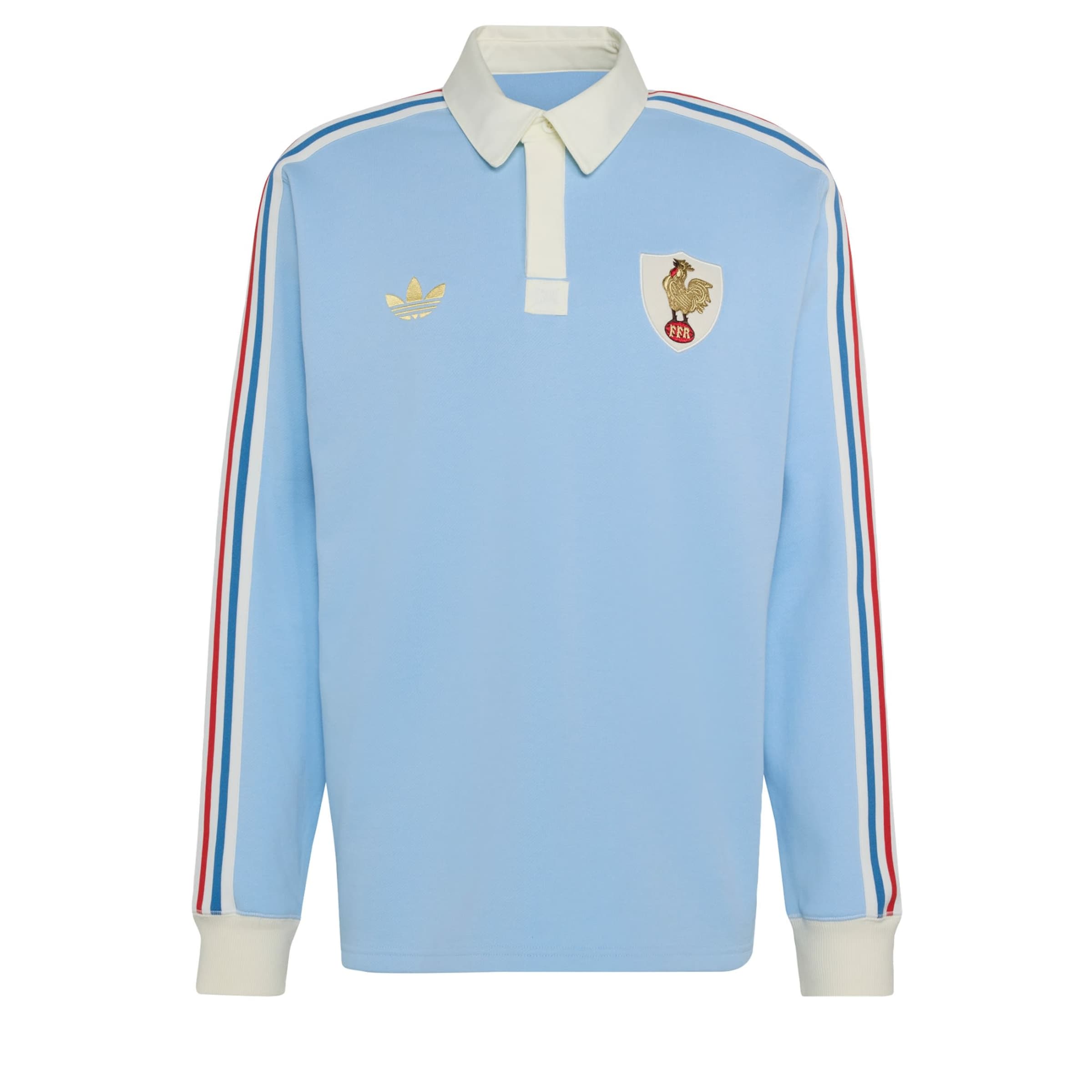 ADIDAS PERFORMANCETehnička sportska majica 'Frankreich Rugby 120 Years Crunch Heritage' - plava boja: prednji dio