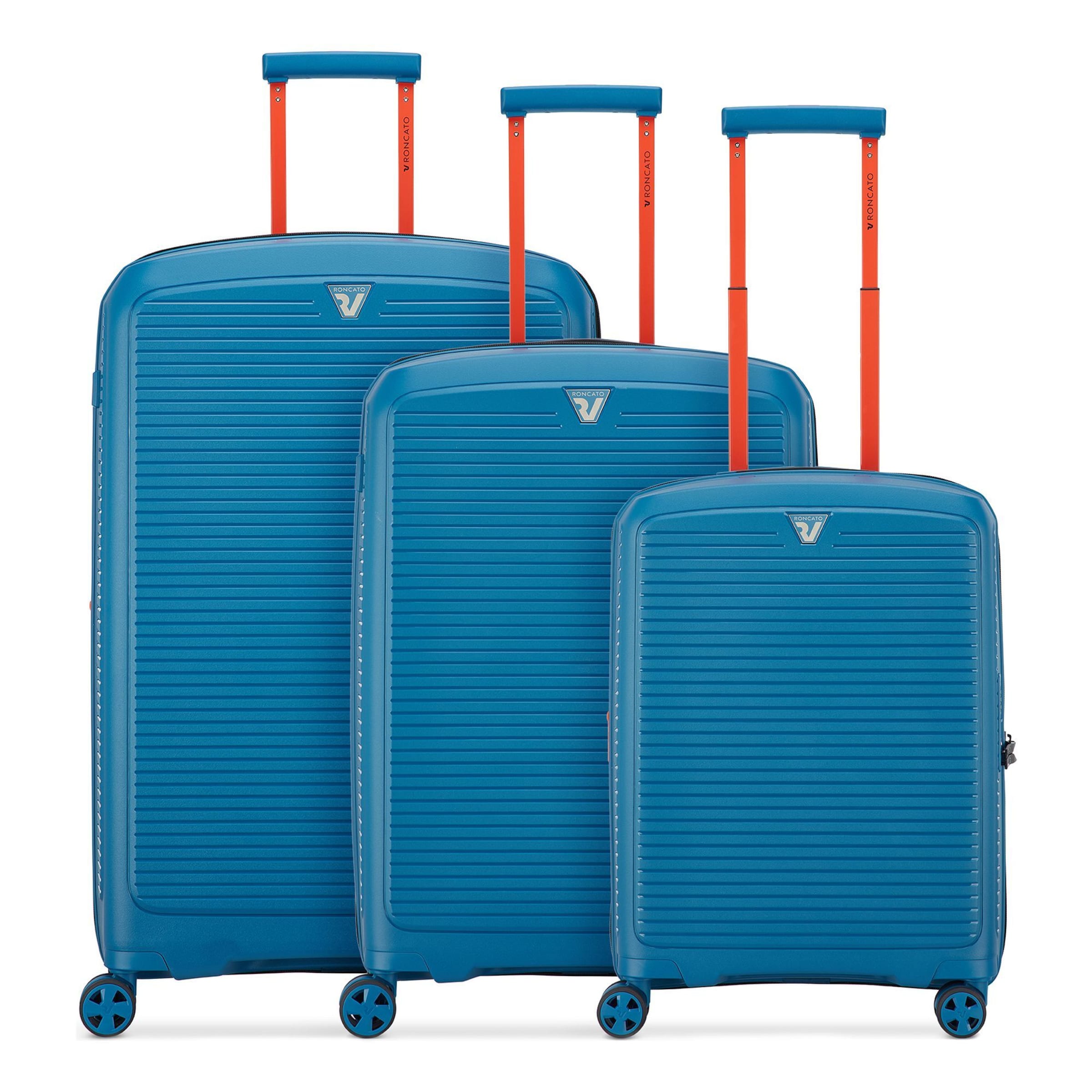 Roncato Suitcase Set 'Arcade' in Blue: front