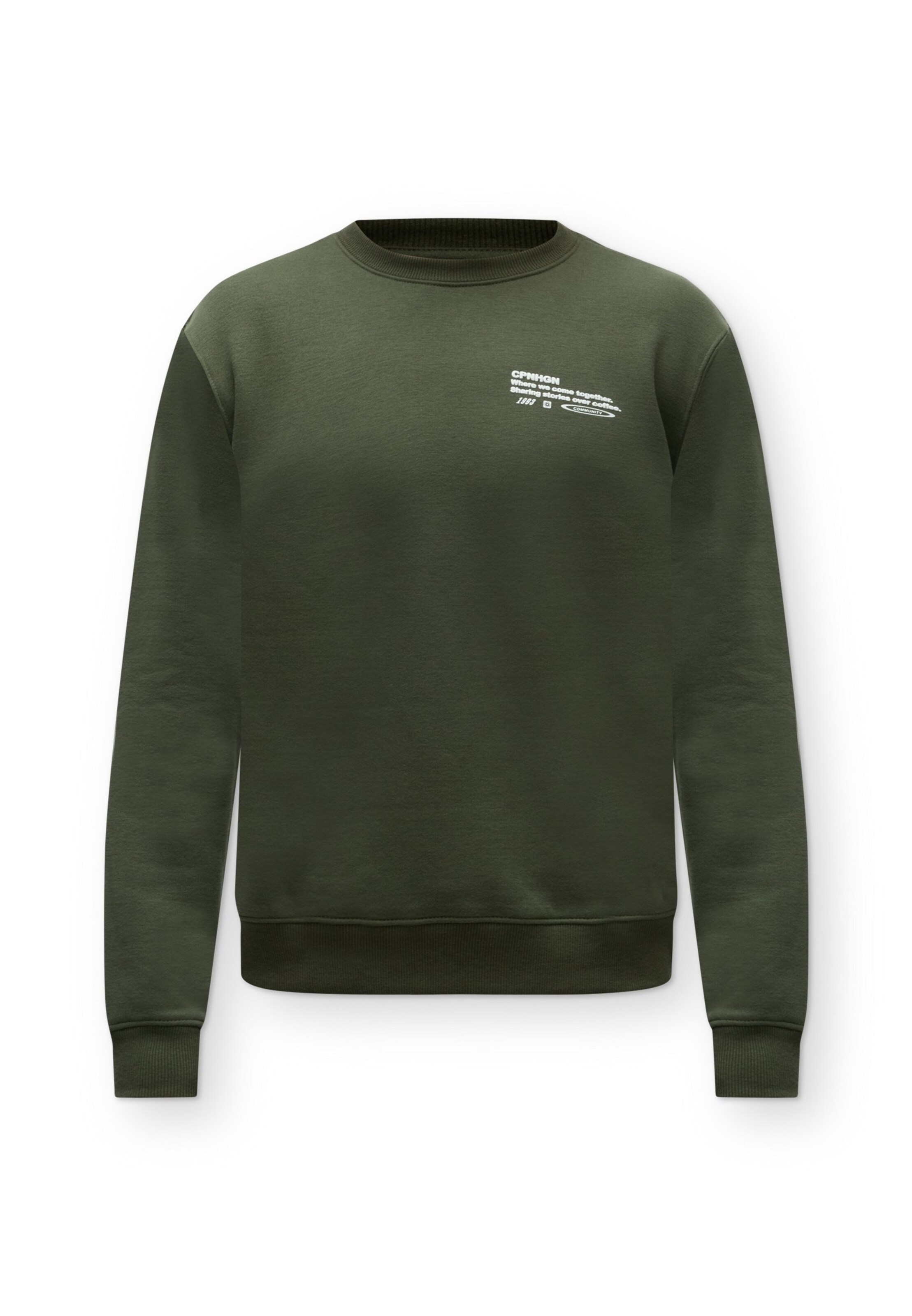 BLEND - Sweatshirt 'BHKENJI' em verde: frente