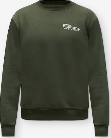 BLEND - Sweatshirt 'BHKENJI' em verde: frente