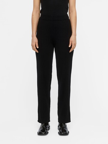 Regular Pantalon 'Noelle' OBJECT en noir : devant