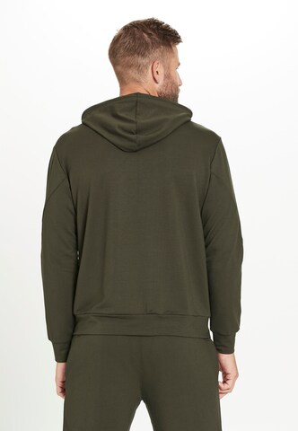 Virtus Athletic Zip-Up Hoodie 'Brent' in Green