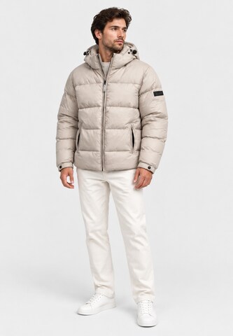Elara Winterjas in Beige: voorkant