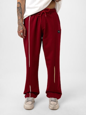 Dandalo - Loosefit Pantalón 'Peter' en rojo: frente