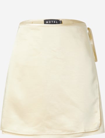 Motel Rok 'Nawa' in Beige: voorkant