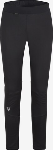ZIENER Regular Workout Pants 'Nura' in Black: front