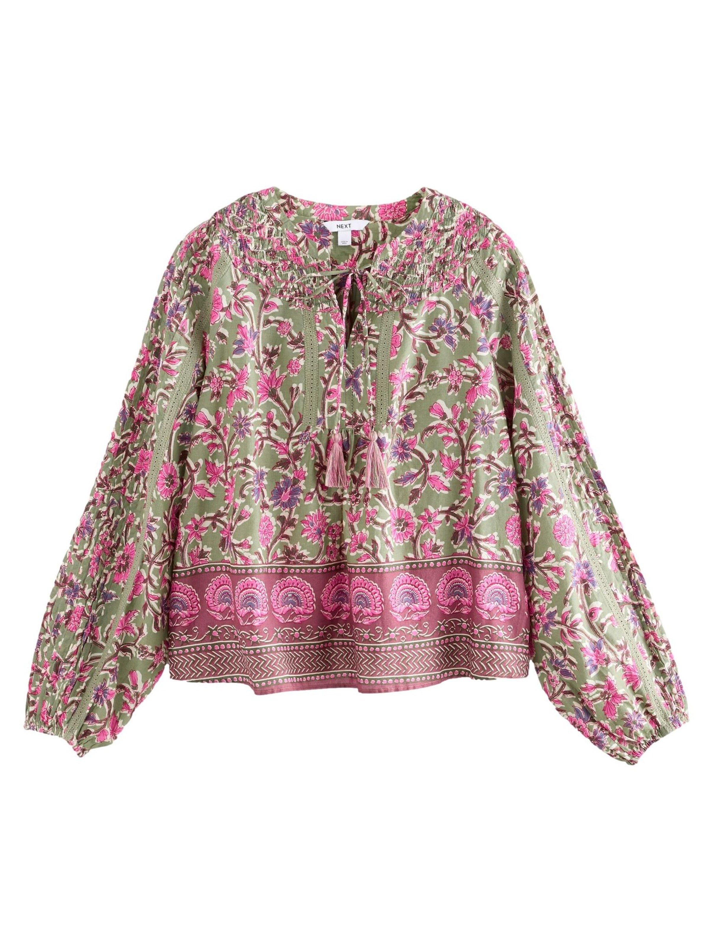 Next Pluus oliiv / roosa / burgundia, Tootevaade