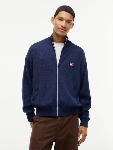 Tommy Jeans Knit cardigan 'Heritage' in Blue: front