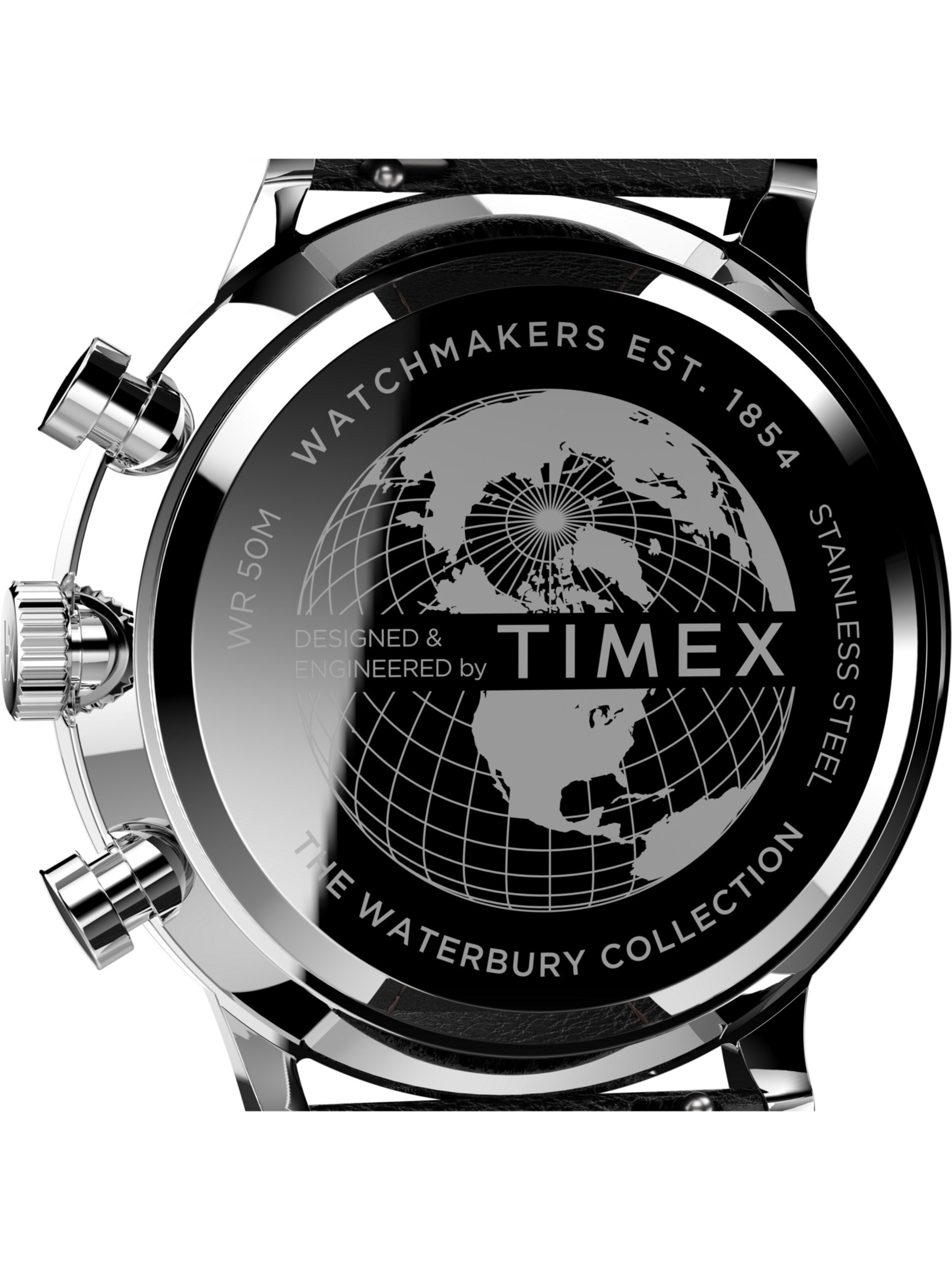 TIMEX Analoog horloge 'Waterbury Classic' in Bruin