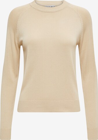 DESIRES Pullover 'Benelli' in Beige: Vorderseite
