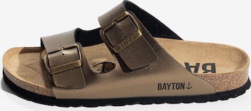 Bayton - Sapato aberto 'Atlas' em bronze: frente