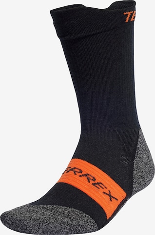 ADIDAS TERREX Athletic Socks in Black: front