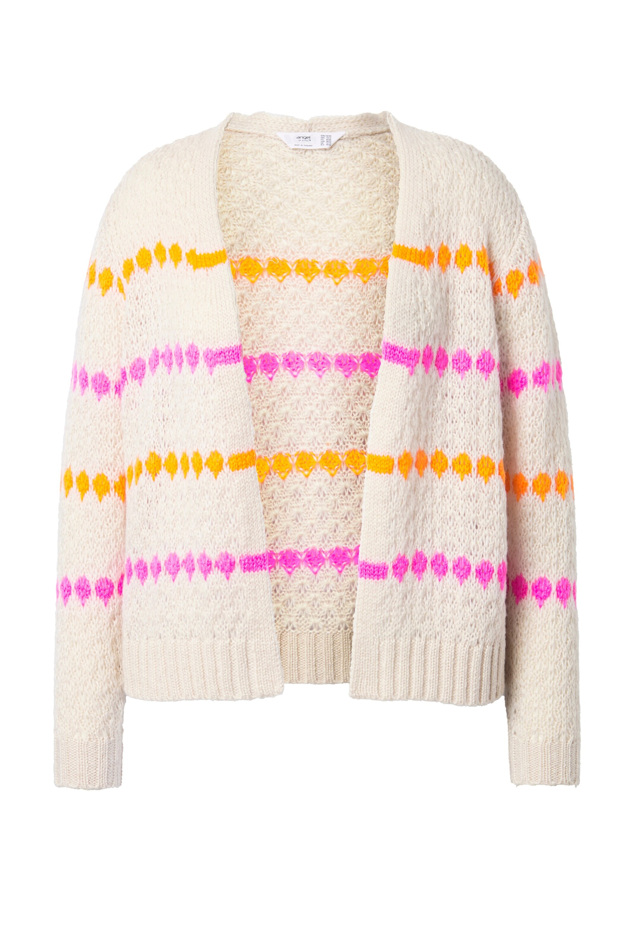 Angel of Style Strickjacke in Weiß: Vorderseite