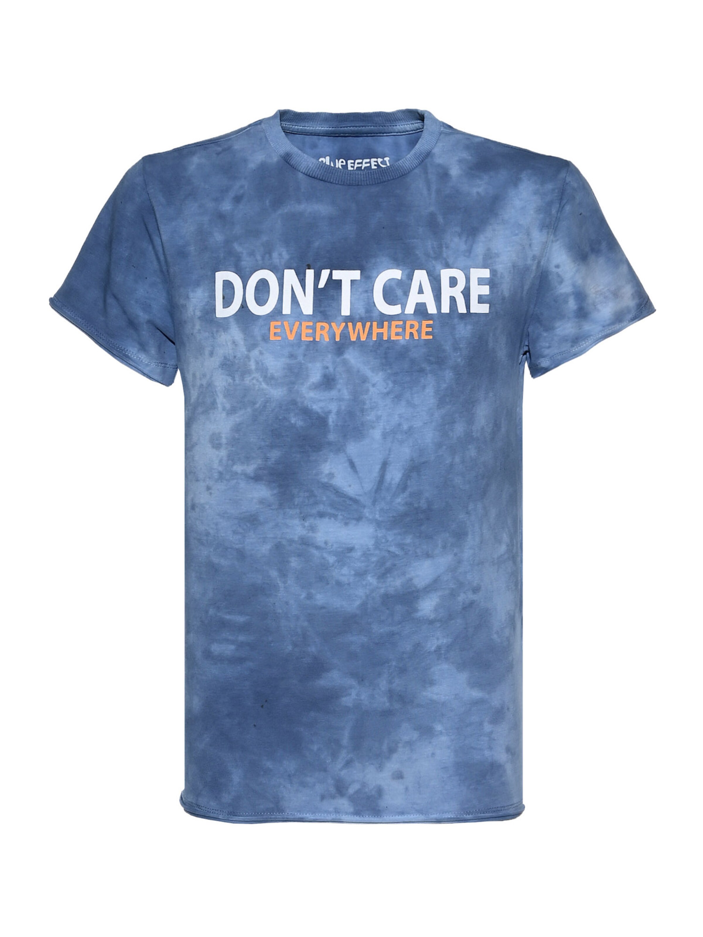 Kinder Teens (Gr. 140-176) BLUE EFFECT T-Shirt 'Don't Care' in Navy, Rauchblau - JD36687