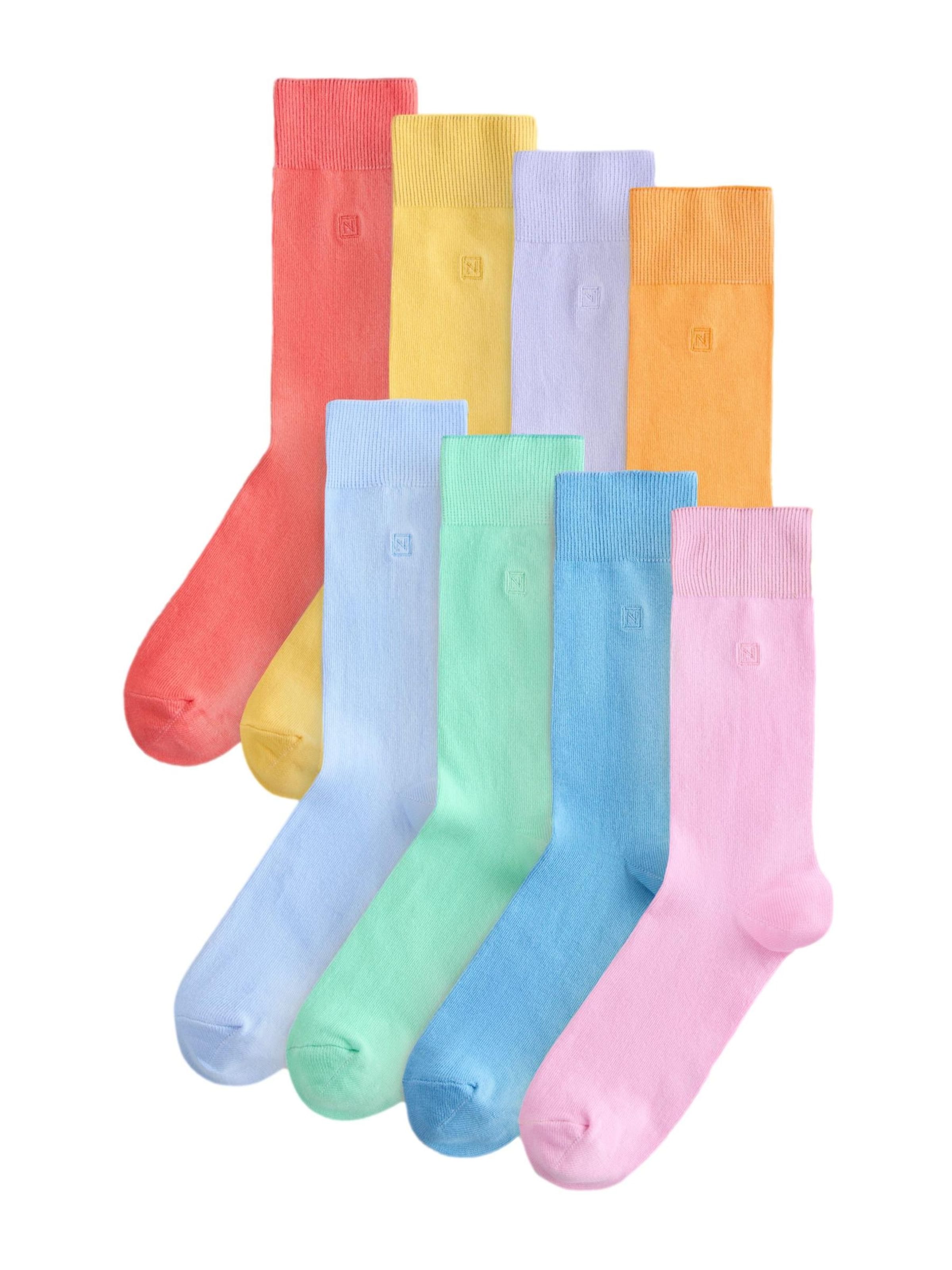 Șosete de la Next pe albastru: față