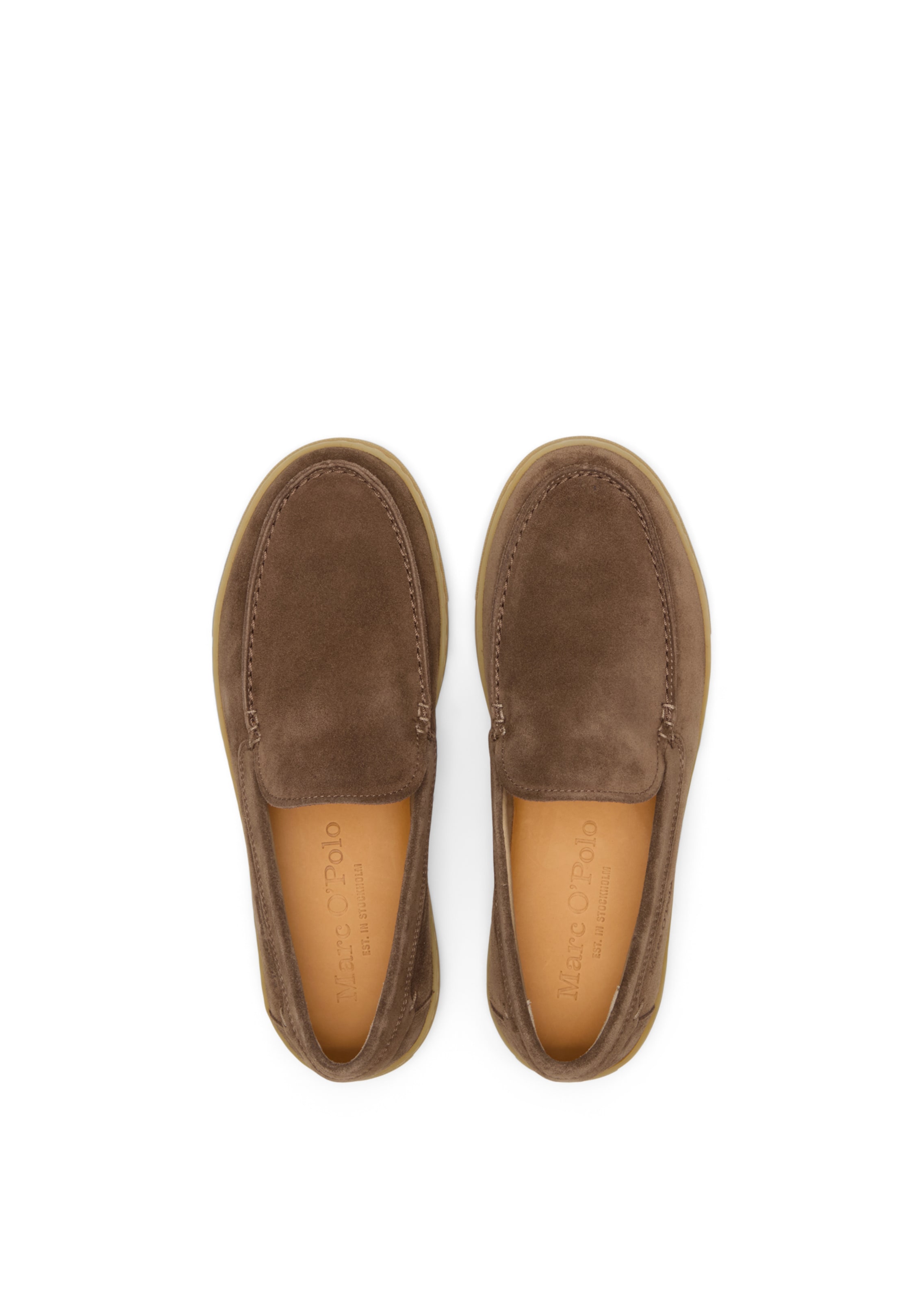 Marc O'Polo Mocassins 'Karo' in Bruin