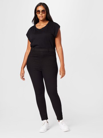 Dorothy Perkins Curve Skinny Jeggings in Schwarz