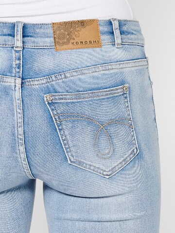 KOROSHI Regular Jeans in Blau