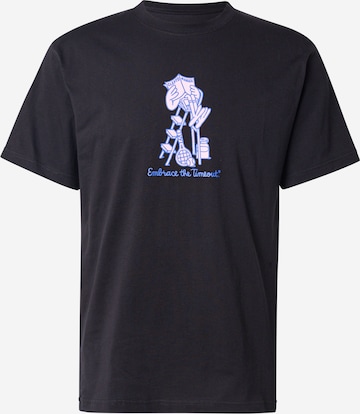 Cleptomanicx Shirt 'Embrace Tennis' in Black: front