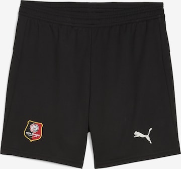 Regular Pantalon de sport 'Stade Rennais FC 25/26' PUMA en noir : devant