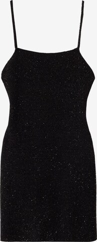 MANGO Knitted dress 'Speider' in Black: front