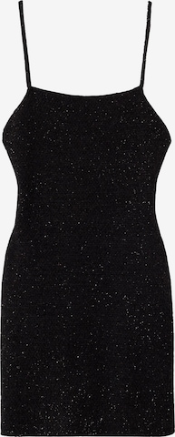 MANGO Knitted dress 'Speider' in Black: front