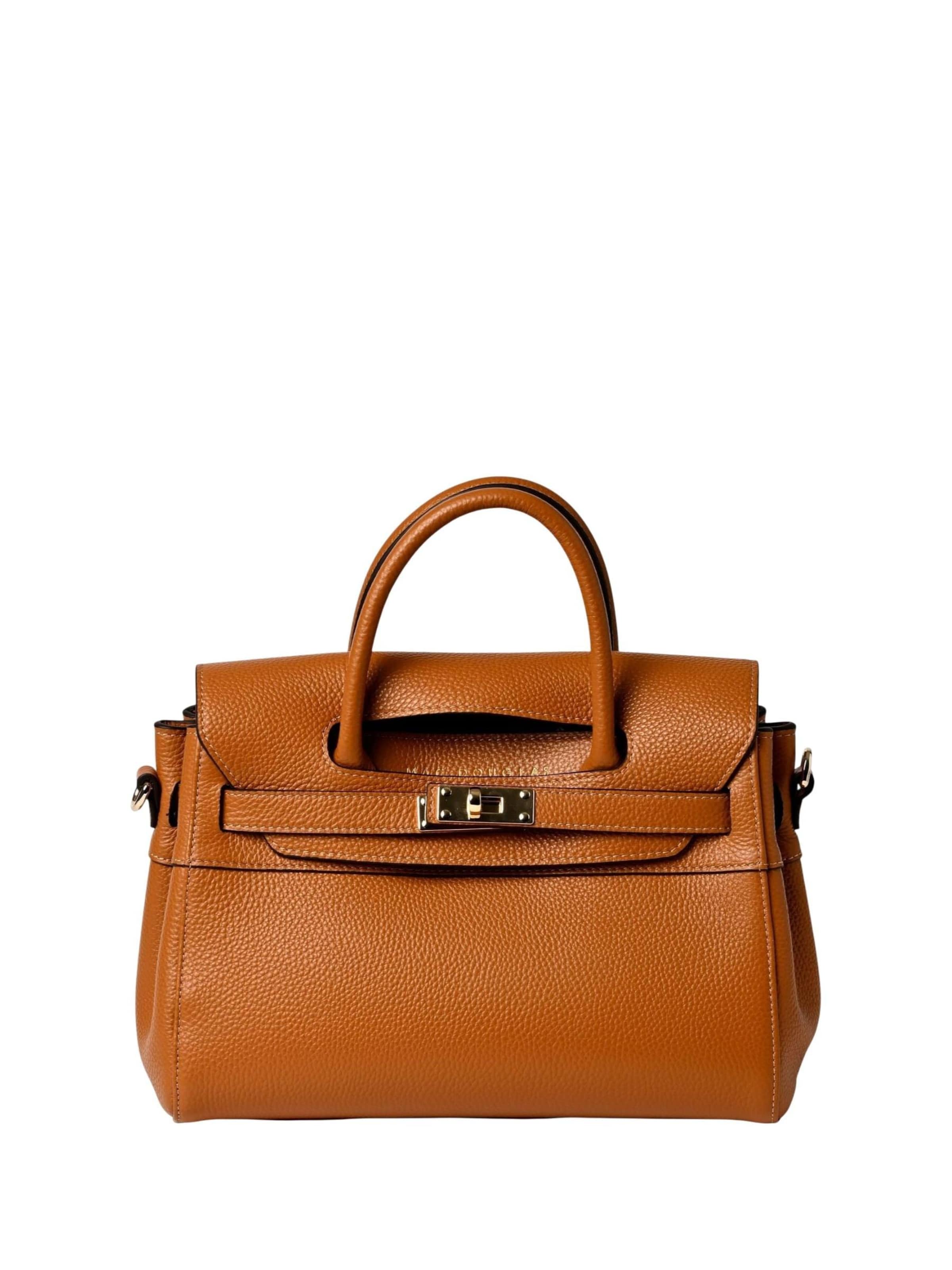 MAC DOUGLAS Handtas 'Mac Douglas Sacs À Main MIX Pylad Alba Cuir Marron' in Bruin: voorkant