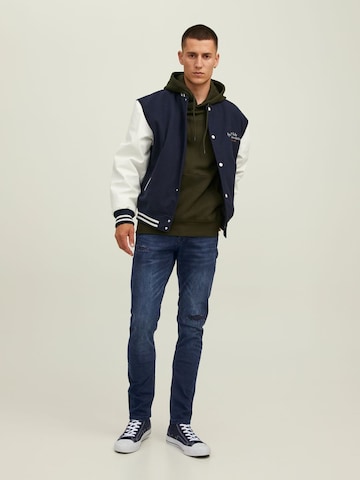 JACK & JONES Слим Джинсы 'Glenn' в Синий