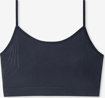 SCHIESSER Bustier ' Seamless Technical Stripes ' in Blau: predná strana