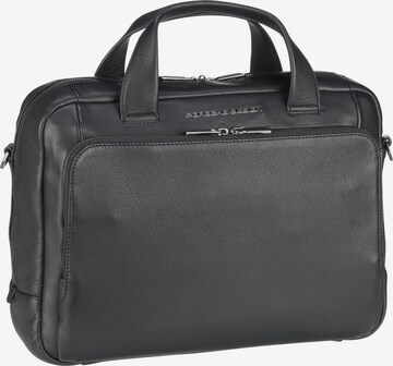 Porsche Design Document Bag in Black: front