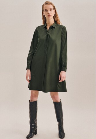 SEIDENSTICKER Shirt Dress in Green