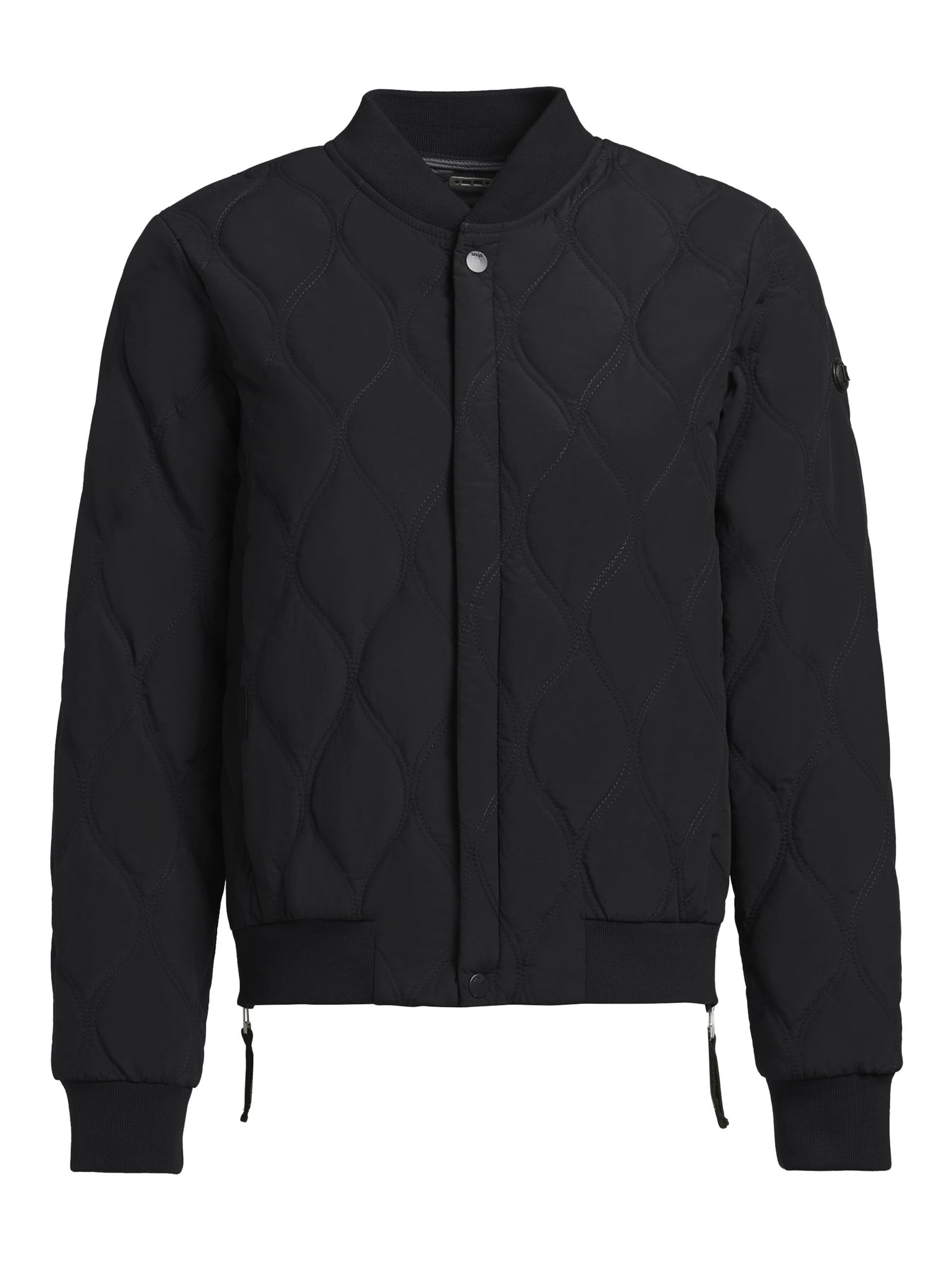 Veste mi-saison khujo en noir : devant