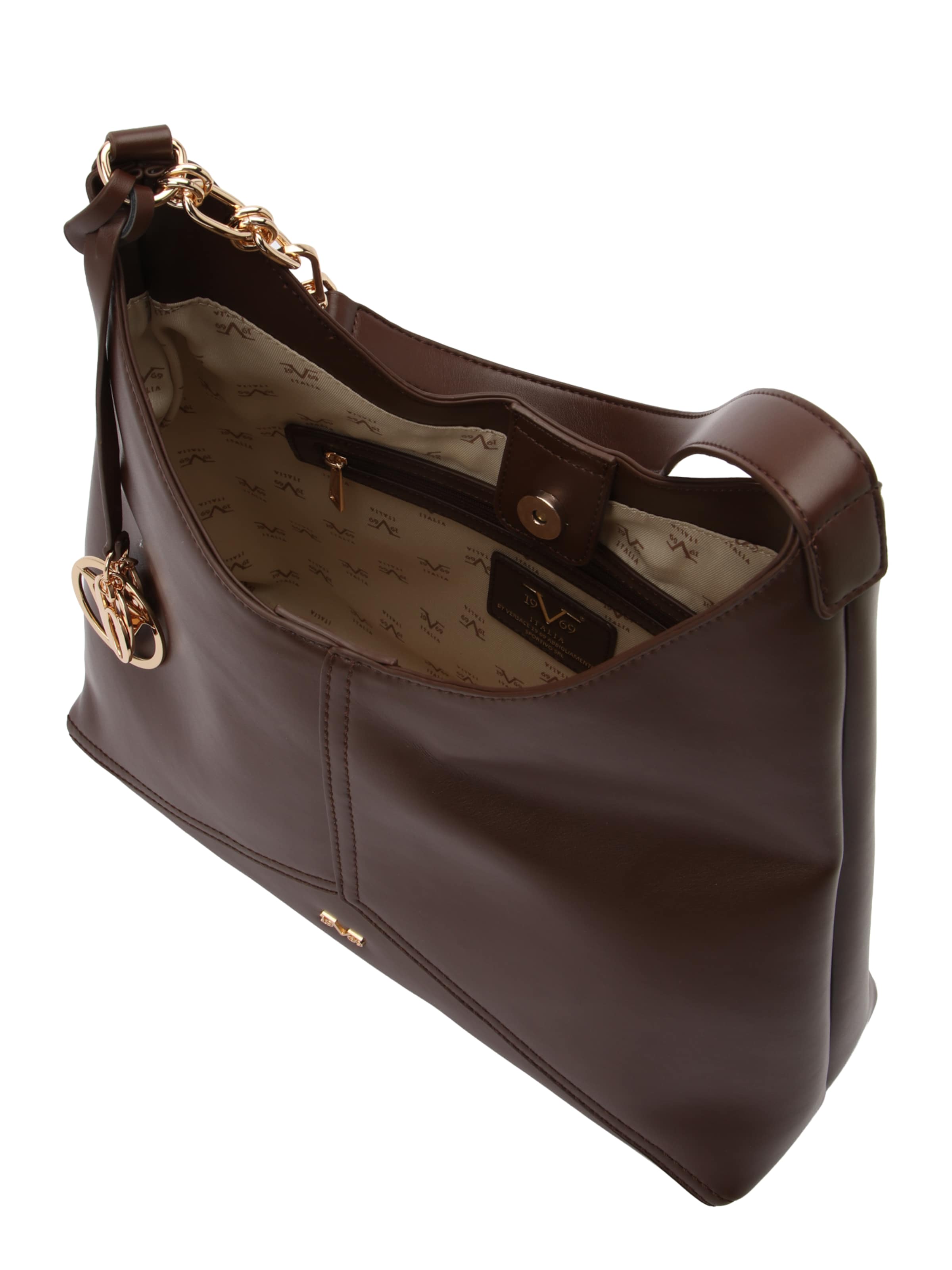 19V69 ITALIA - Bolso de hombro 'Campana' en marrón