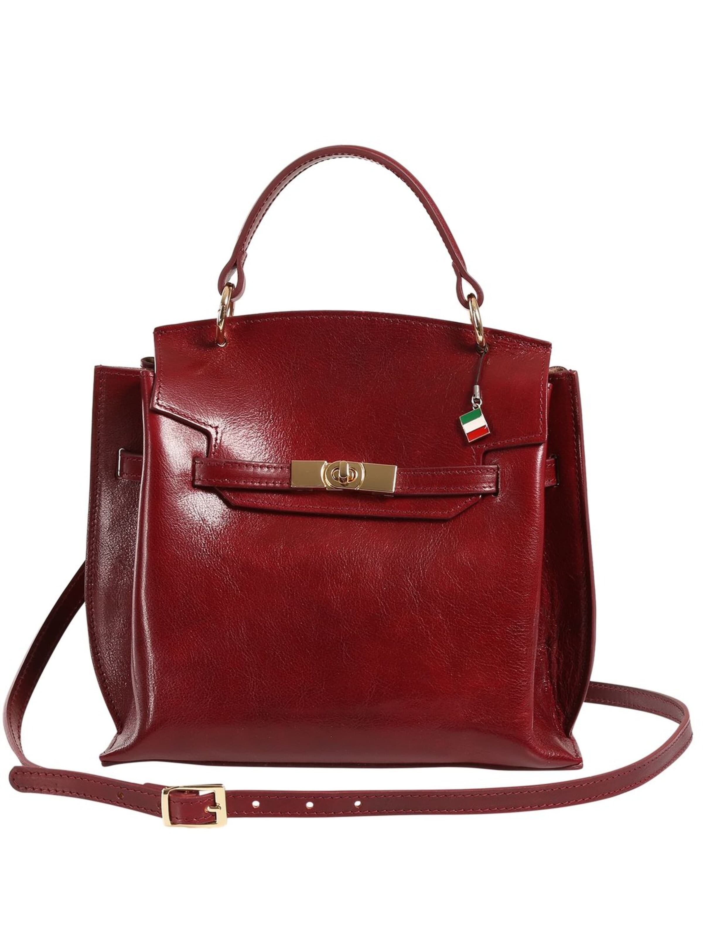 Borsa a mano di Florence in rosso: frontale