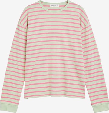 Pull&Bear Shirt in Grün: Vorderseite