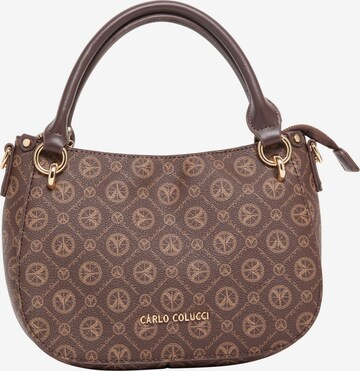 Carlo Colucci Handbag 'DeFilippo' in Brown: front