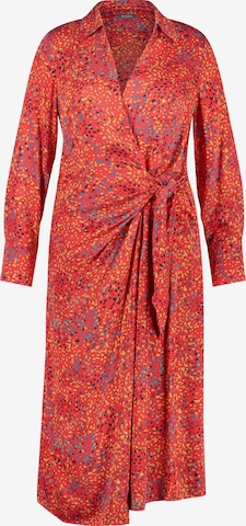 SAMOON Shirt Dress in Red: front